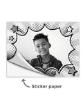 PrintCam Paper Refill Pack With Three Regular Thermal Paper Rolls And Two Thermal Adhesive Sticker Rolls No Ink Needed For Quick Black And White Photo Prints And DIY Stickers, sticker paper roll