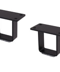 DIY Industrial Strength U Shaped Table And Cabinet Legs Set Of Four By Two And A Half Inch Modern Solid Steel Legs For Coffee Tables Night Stands And More Mounting Plate Measures Three Eighths By One And A Half Inches Screws Not Included