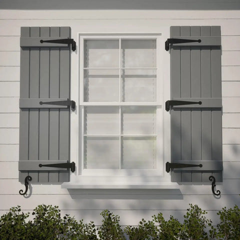 Heavy Duty 10 In Strap Hinges Forged From Solid 304 Stainless Steel With A Knockout Matte Black Finish Perfect For Rustic Shutters And Wood Doors Delivering Smooth Swing And Bulletproof Hold Anytime You Need Extra Strength For Weekend Projects