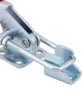 Heavy Duty Toggle Clamp Set With Ergonomic Grip For Metal Assembly And Welding Workholding Featuring 360 Lbs Holding Power close-up of clamp mechanism