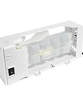 W11455232 Ice Maker Replacement For Refrigerator, durable ABS/AS plastic, showing reinforced parts and connectors.