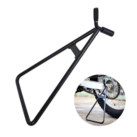 Beefy Heavy Duty Motorcycle Triangle Stand For Dirt Bike Universal Kickstand Rustproof Side Stand For Rear Wheel