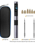 Nut Insertion Kit For 3D Printing Projects M2 To M8 with HS-02A host, changeable tips, and storage bag displayed.
