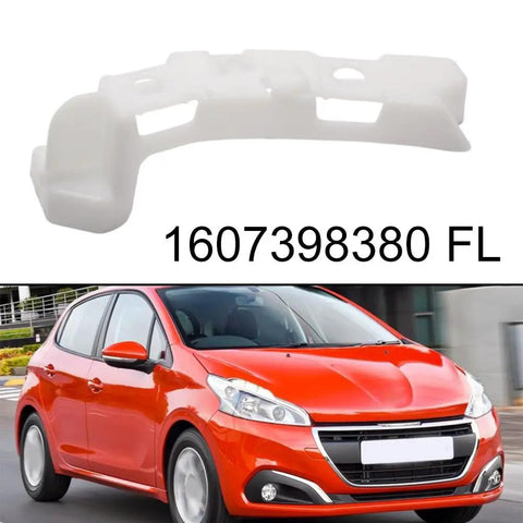 Left Front Bumper Side Retainer Bracket For 2012 Through 2019 Vehicles OEM Part 1607398380 FL Direct Fit ABS Construction For Long Lasting Durability And Precise Alignment Easy Install Restores Front End Structure, 13.5 x 4 x 4 cm