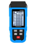 Prograde K And J Type Digital Thermocouple Thermometer Usb Rechargeable High Temp Data Logger Quad Channel Industrial Temperature Tester with blue casing and LCD display.