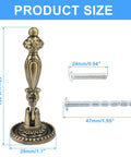 Six Pack Antique Tear Drop Drawer Pulls In Bronze Finish with screws shown for Cabinets Drawers Dressers Wardrobes Installation