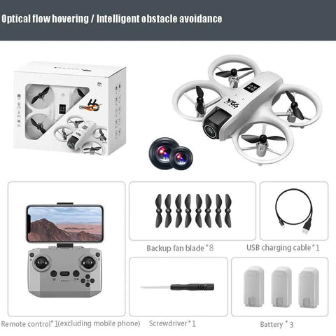 HD Drone With Dual Cameras For Aerial Photography Remote Control Beginner Friendly With Intelligent Obstacle Avoidance package