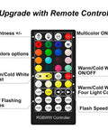 Remote control for Wash Light Bar 45W RGBW DJ Stage Lights With Smart App Control Waterproof 36 LED Wall Washer Dope