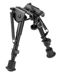 6 To 9 Inch Adjustable Rifle Bipod For Outdoor Use, Heavy Duty Steel And Aluminum Build, Quick Deploy Legs With 5 Settings shown