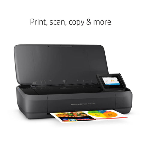 Rock Solid Portable Printer With Wireless And Mobile Printing Support Certified Refurbished Gear printing vivid documents.