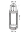 No Hassle Square Hole Drill Bit Adapter And Mortising Bracket For Drill Press, aluminum alloy construction, 150mm tall.