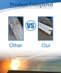 Comparison of other and our 5356 Aluminum TIG Filler Rods Pack, 25 Rods, One Sixteenth Inch By Thirteen Inch, welding results