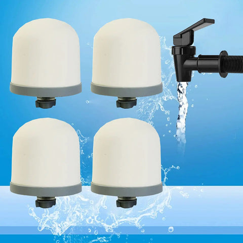 Top Notch Ceramic Dome Water Filter With Coconut Shell Activated Carbon For Pre Filtration Units Replacement Media with faucet