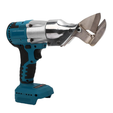 Yunseity Cordless Metal Shear boasts 400Nm Torque For Effortless Steel Cutting, featuring a handheld electric cutter with metal blade.