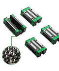 Top-Tier 2Pcs HGR25 Square Linear Guide Rail Kit With Slides For Super Smooth 3D Printer Builds Featuring Precision Ground Rails And Low Friction Blocks, HGR25 blocks