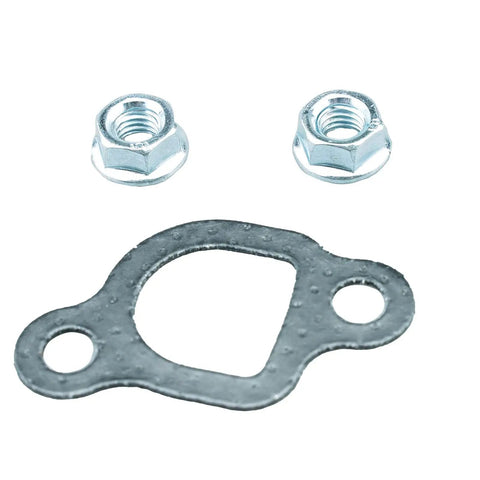 Muffler Kit For Honda GX120 GX160 GX200 Engines With Heat Shield And Gasket Replaces Exhaust Muffler Assembly bolts and gasket