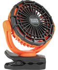 Cordless Rechargeable Fan With USB-C Charging Cord And Multiple Mounting Options For The Jobsite, Magnetic Base, Rotatable Arm