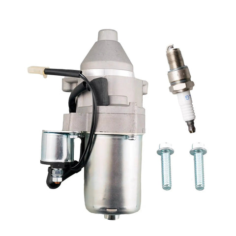 Electric Starter Motor For Predator 9500 Watt Inverter Generator 57080 59188 Replacement With Solenoid Included, showing parts