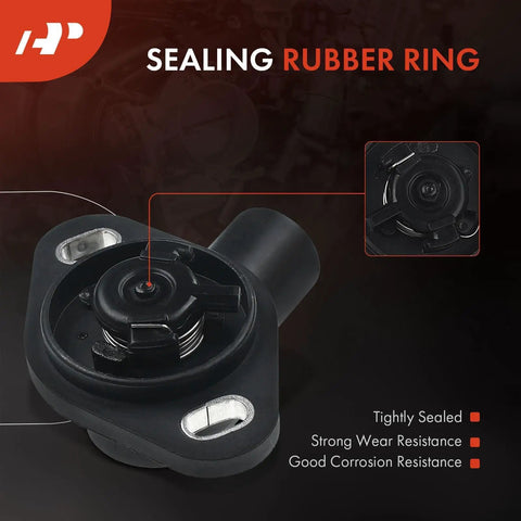 Throttle Position Sensor TPS Replacement That Fits Honda And Acura Cars Easy Plug And Play Upgrade For Accord Civic Integra CRV MDX And More Boosts Idle Stability Throttle Response And Overall Drivability sealing rubber ring