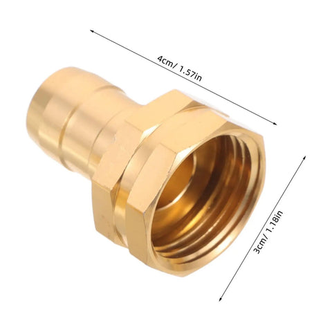 Super Cool Brass Hose Connector Repair Kit With Secure Male Female Couplings Heavy Duty Clamps And Gaskets For Quick Garden Hose Fixes And Outdoor Use, 4cm brass fitting
