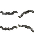 12 Pack Antique Bronze Decorative Arch Pulls 3 Inch By 0.6 Inch Zinc Alloy Mini Handles With 54mm Hole Spacing for furniture