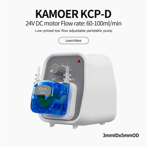 Kcp Peristaltic Pump 24V Dc, Variable Flow Rate Controller 50-100Ml Min, Compact Liquid Transfer Device For Homebrews, Labs, And DIY Fluid Projects With Easy Tubing Replacement