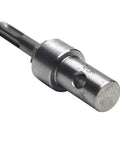 Beefy Heavy Duty Drill Chuck Adapter For Impact Driver And Earth Auger, 4.1 Inch Length, Keyless, Round To Square Shaft, Color A
