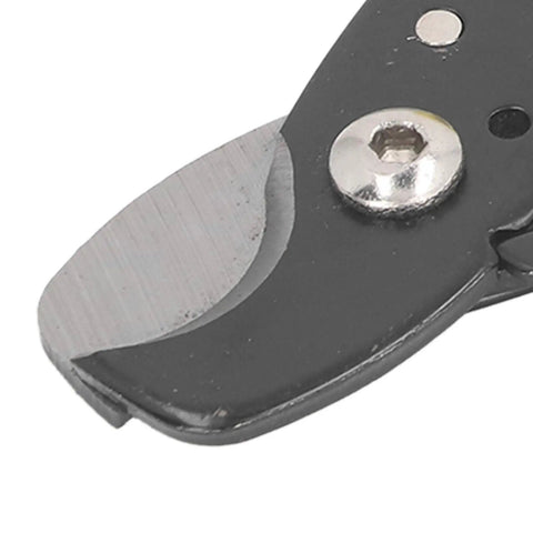 Close-up of Professional Grade Heavy Duty Wire Stripper Pliers Built Tough From Premium Alloy Steel blade for precision cutting.