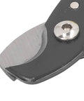 Close-up of the cutting edge of the Multifunctional Wire Stripper And Electrical Cable Cutter Built Tough From Beefy Alloy Steel.