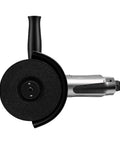 Pro Level Pneumatic Angle Grinder 5 Inch With 11000 Rpm And Badass Slick Handle Built From Lightweight Composite Housing, top view.