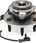 4X4 Front Wheel Bearing Hubs Kit For Chevy Silverado GMC Sierra Express Savana Yukon XL 1500 2500 Tahoe Escalade ESV EXT With 2 Bearings And Hubs And 2 Bolts Mounting Replacement Heavy Duty For Off Road And Plow Use shown