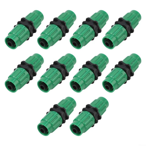 Top Rated Expandable Garden Hose Repair Kit With Compatible Fittings And Connectors For 25 To 100ft Hoses Fix Leaks Easily In A Flash, 10-piece green plastic connectors