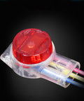 Grab This 100 Pc Data Phone Wire Butt Kit With Y Type 3 Port Connectors For Super Fast Crimping On Telephone And Data Cables Perfect For Gadget Geeks, clear red cap