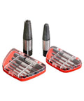 Premium 8-Piece Screw Extractor Kit Made From Heat Treated Carbon Steel. Heavy Duty Double Headed Bits For Stripped Bolt Removal In Auto