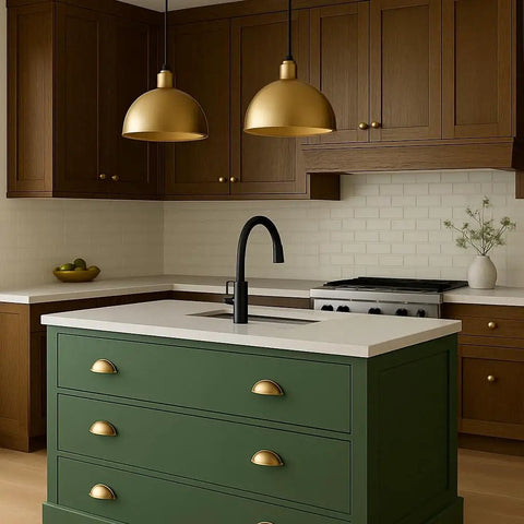Matte Gold Three Inch 25 Pack Cabinet Pulls Slick Modern Farmhouse Cup Pulls For Kitchen Cabinets And Bathroom Drawers Solid Zinc Durable