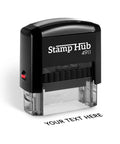Self Inking Personalized Name Stamp For Office Use With Custom One Line Text Dope Ink Color Swaps Bold Text Option Quick Cartridge Change