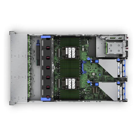 No Sweat Big Iron Rack Server Bundle With Dual Intel Xeon Gold 6430 32 Core RAM 1TB internal components view.