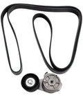 Heavy Duty Serpentine Drive Belt Component Kit With One Accessory Tensioner Assembly Improve Engine Performance And Reliability With This Solid Heavy Duty