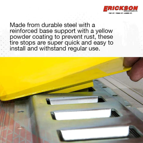 Movable Wheel Chock For E Track System, Heavy Duty Steel, Rust Resistant Powder Coat Finish, securing on E-track
