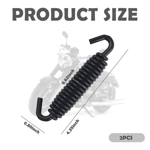 Heavy Duty Aluminum Motorcycle Kickstand Springs Pair OEM 50005-85A Fits Harley Softail Fxst And Tour Glide Flt size 4.35in and 0.62in details