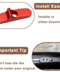 Enhanced Slide Safety Upgrade For Mossberg Shotguns 500 590 835 930 935 Shockwave with non-slip grip and installation tips