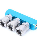 Aluminum Quick Connect Air Hose Coupler For Air Compressors And Movers Fast Coupler Pneumatic Fittings Durable Manifold Connector