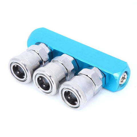 Aluminum Quick Connect Air Hose Coupler For Air Compressors And Movers Fast Coupler Pneumatic Fittings Durable Manifold Connector