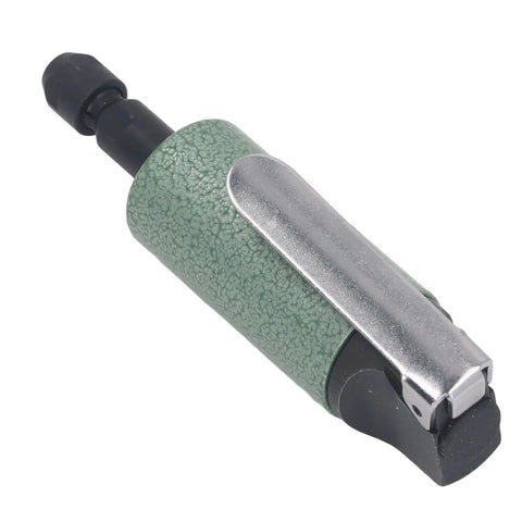 Heavy Duty Pneumatic Die Grinder 25000 RPM Lightweight Compact Air Powered Tool with textured green grip for mold engraving.