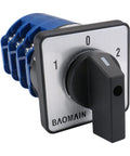 Beefy Heavy Duty Three Phase Rotary Changeover Switch 125A 660V Three Position 1 0 2 With Twelve Terminals Panel Mount