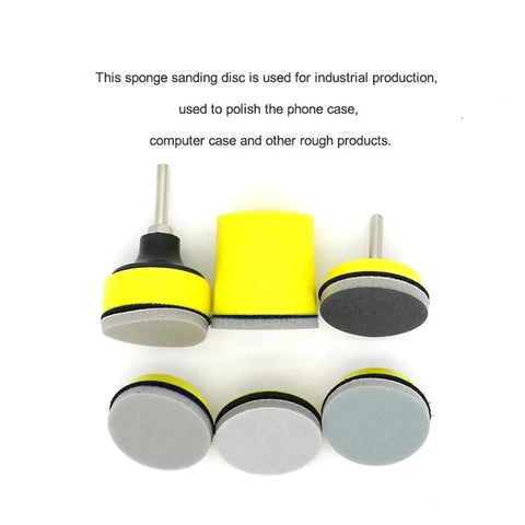 Grab These 40Pcs Flocking Sanding Sponge Discs With Hook And Loop Backing For Super Fast Car Phone Polishing Sessions That Make Dust Vents Work Like A Charm And Leave Surfaces Smoother Than Ever Without Breaking The Bank. Yellow sanding discs for industrial use, polishing phone and computer cases.