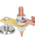 Heavy Duty Magnetic Welding Clamp With Insulation Holds Strong At 66lb For Secure Metalwork And Outdoor Repair Jobs That Need Reliable Grip, close-up view showing construction details.