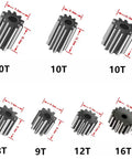 Various gear sizes for Two Pack 12V RS550 15000RPM Electric Drive Motors For Ride On Cars Upgrade 18V Compatible DC Motor