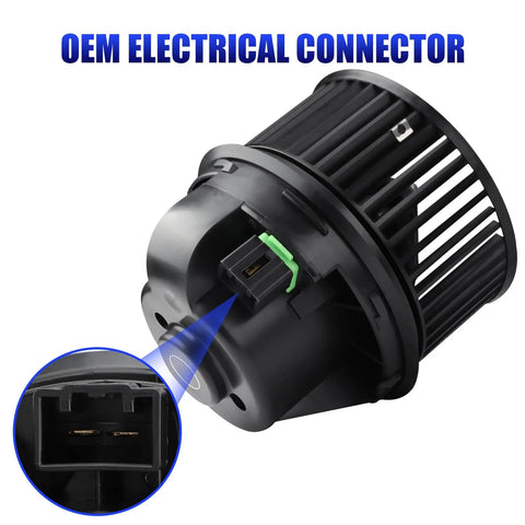 Premium HVAC Blower Motor With Fan for Ford Focus Escape C Max Transit Connect and Lincoln MKC 2012-2019 with OEM connector