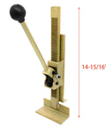 Flooring Installation Jack For Hardwood And Laminate Beefy Steel Ratcheting Floor Jack, 14-15/16 inches tall, with handle